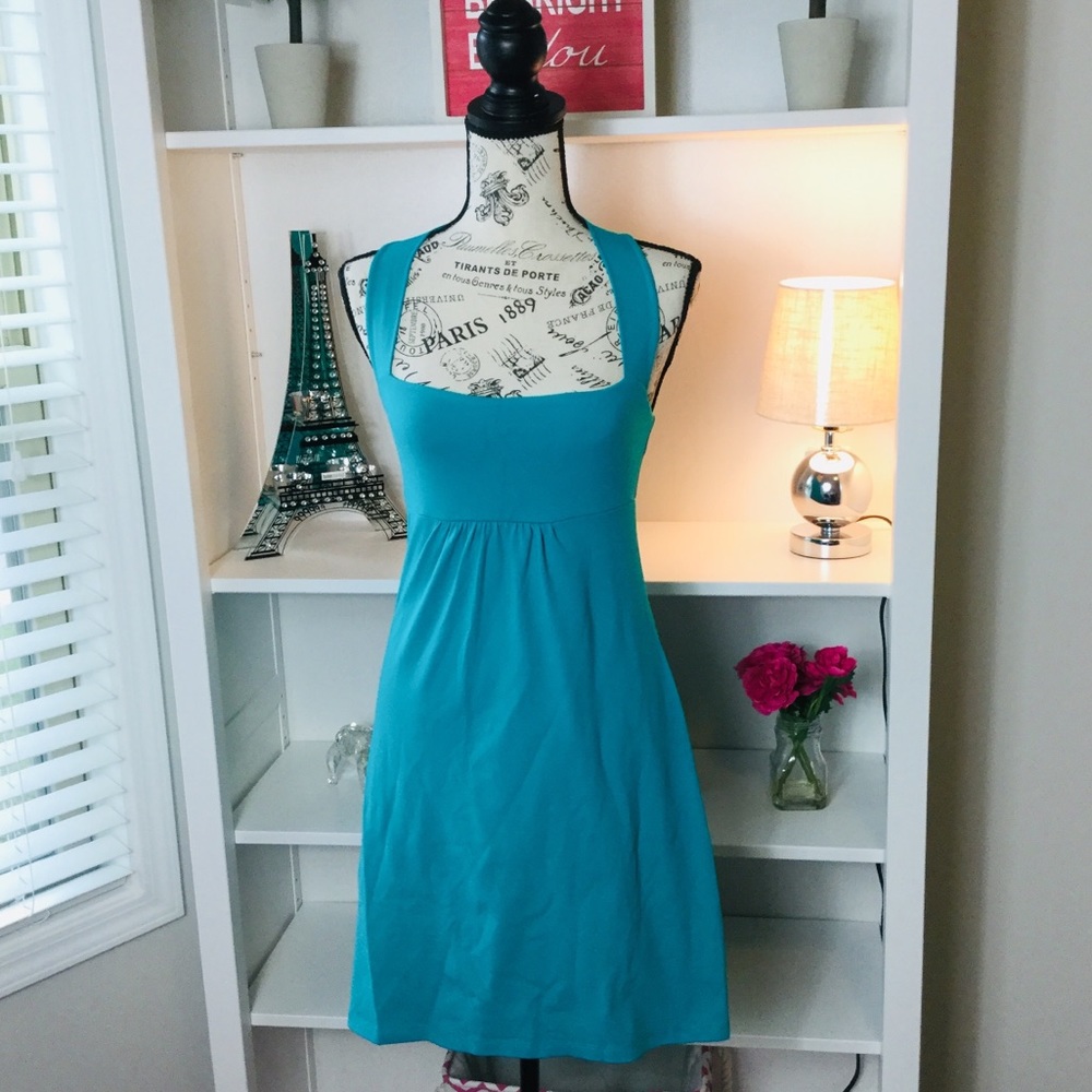 Susana Monaco Teal Summer Dress - Picture 5 of 5